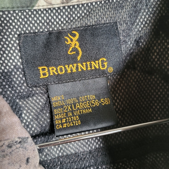 👕🌶 Browning Real Tree Camo Collared Longsleeve Button Up Shirt - Picture 7 of 8